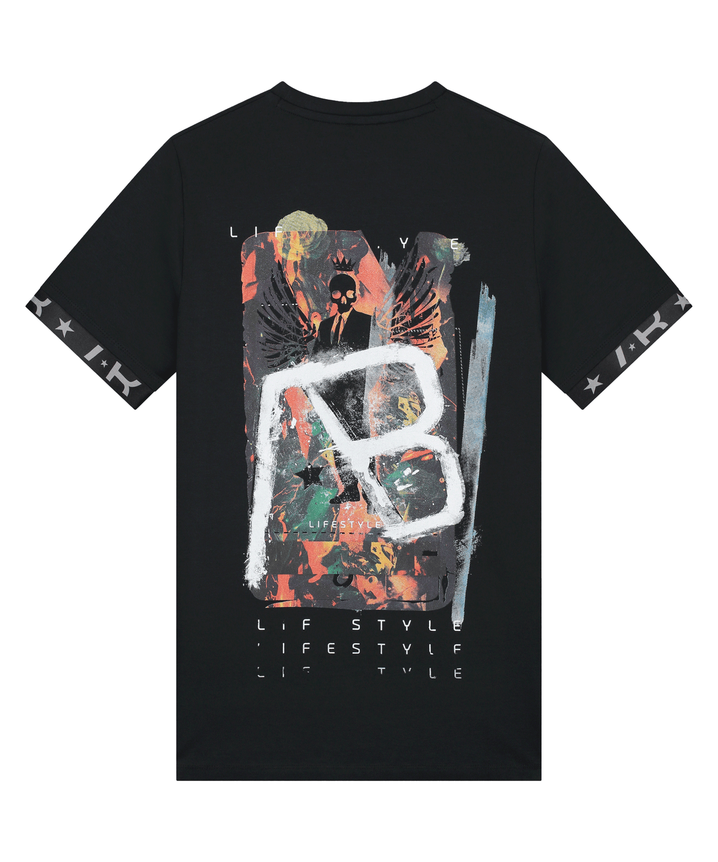 AB Lifestyle - Angel Gent - T-shirt - Jet Black