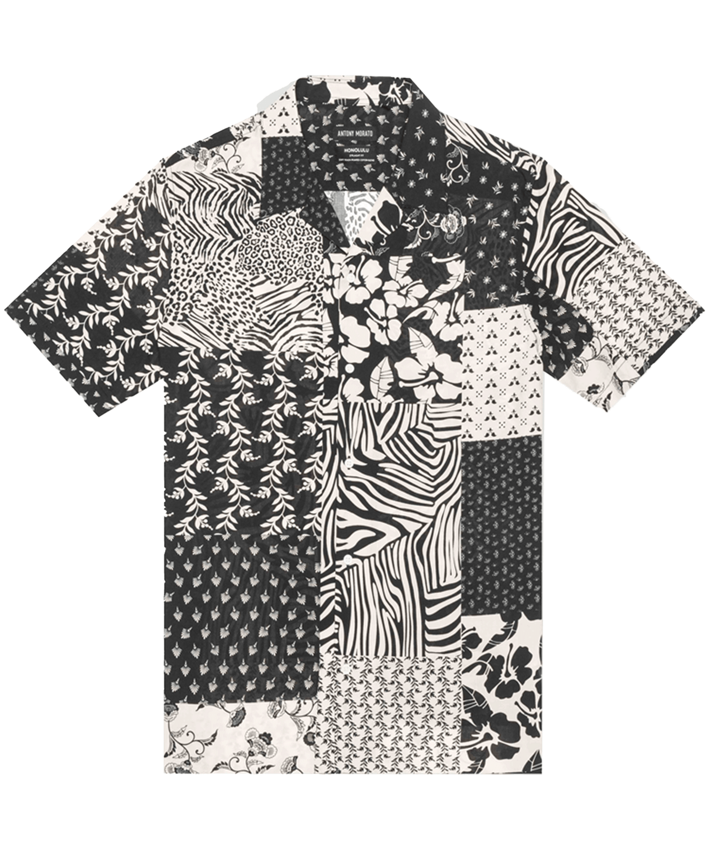 Antony Morato - Mmss00171-fa430590 - Honolulu Shirt - 9000 Black