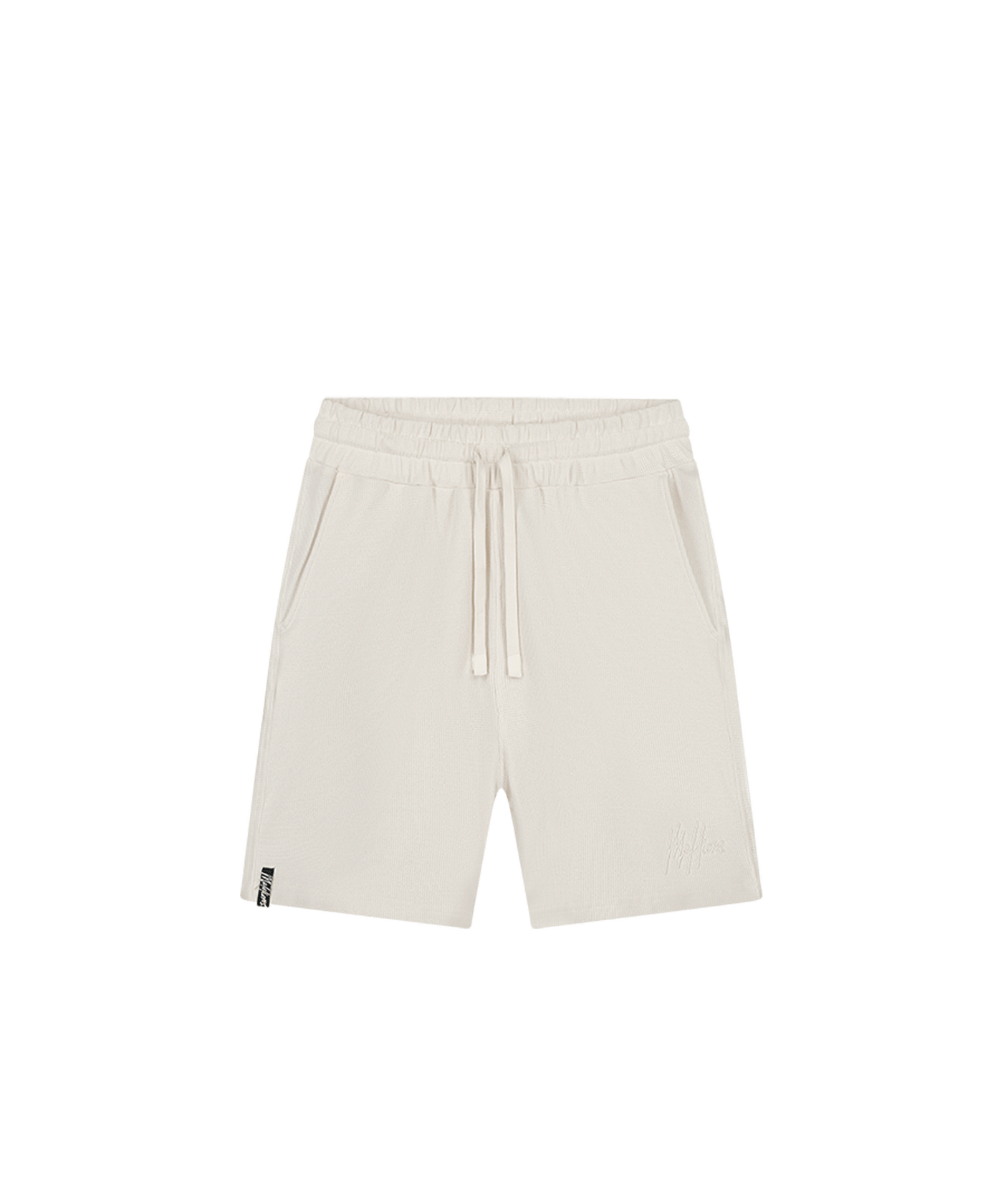 Malelions - Signature Waffle - Shorts - Off White
