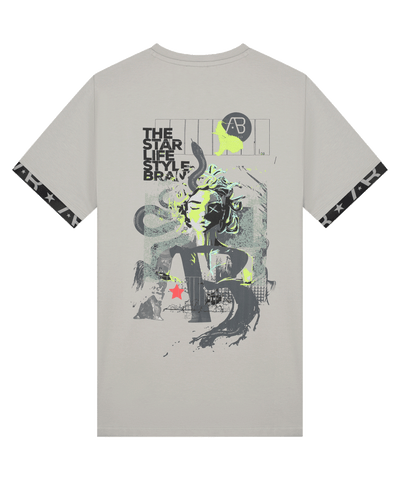 AB Lifestyle - Medusa - T-shirt - Limestone