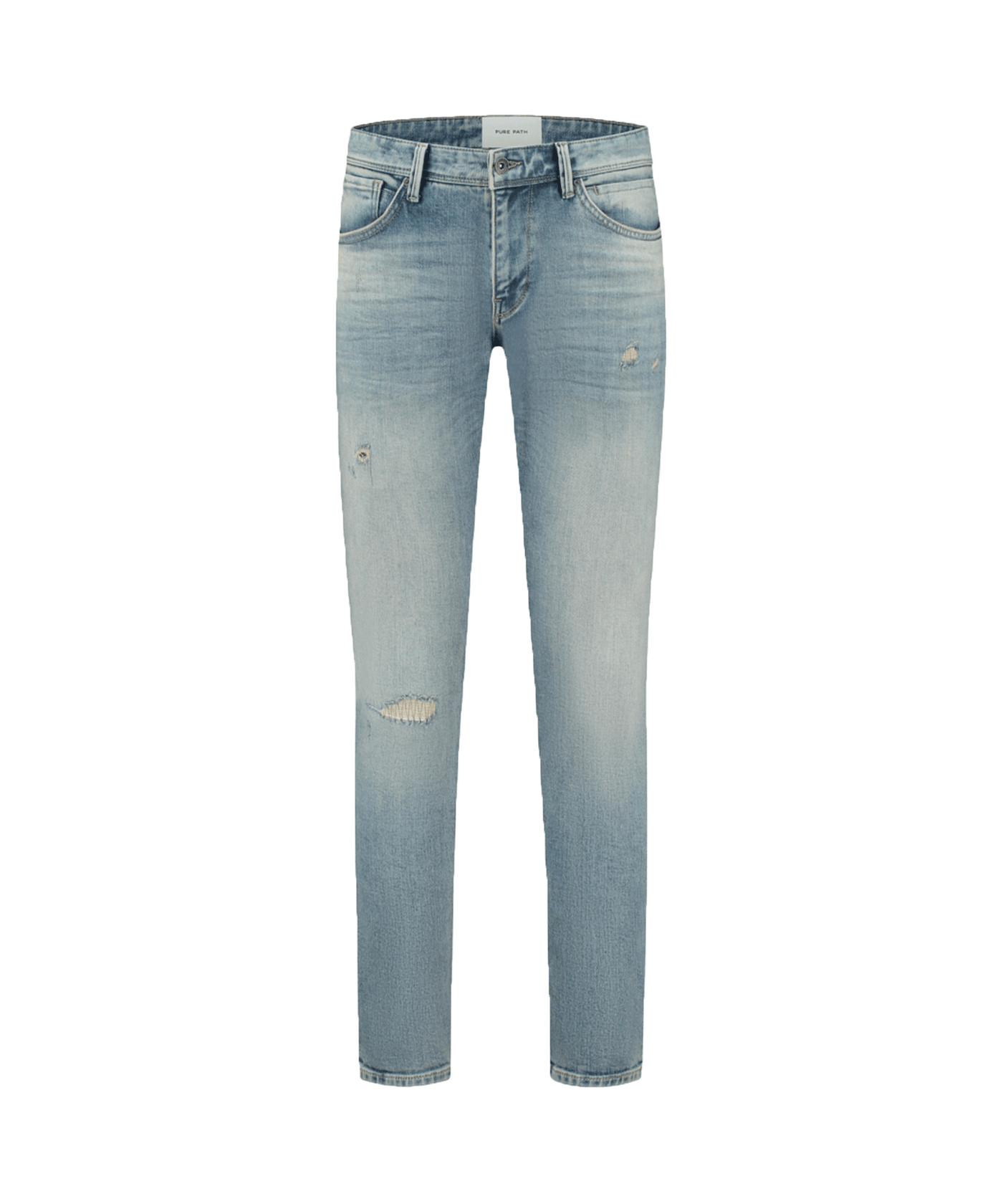 Pure Path - W1202-83 - The Jone Jeans - Denim Mid Blue