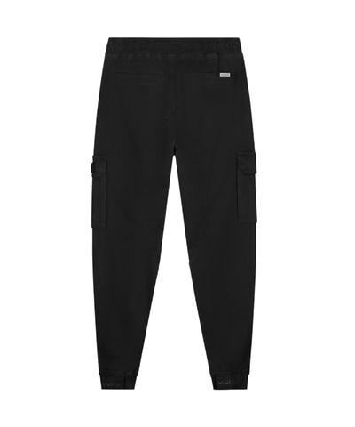 Quotrell - Brockton - Cargo Pants - Black/white