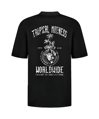 VANNER - Tropical - T-shirt - Black/white