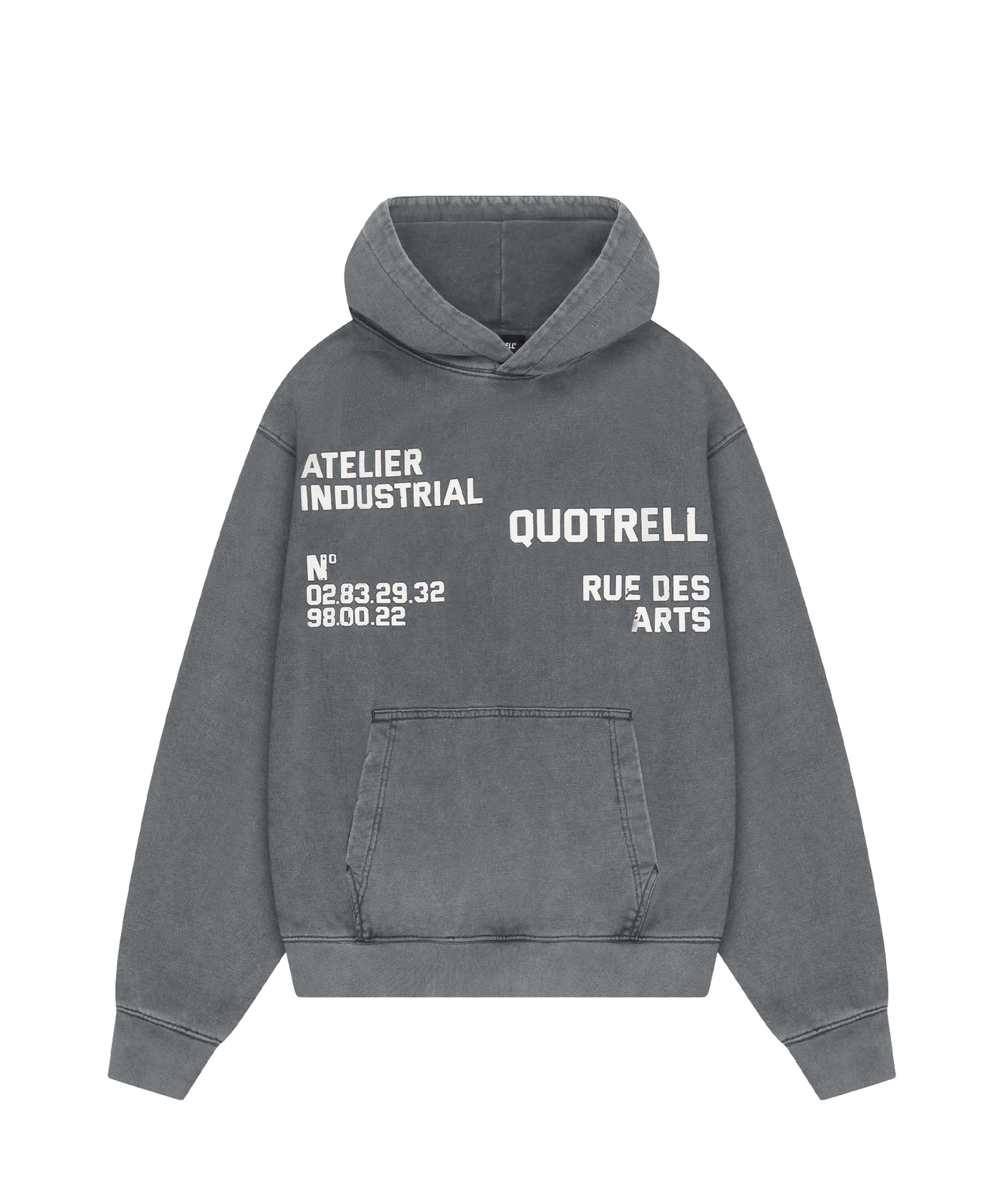 Quotrell - Industrial - Hoodie - Anthracite/white