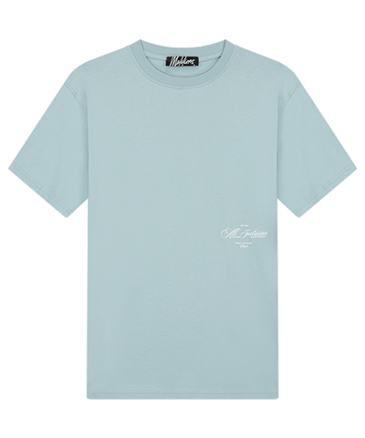 Malelions - Resort - T-shirt - Lt Blue/white