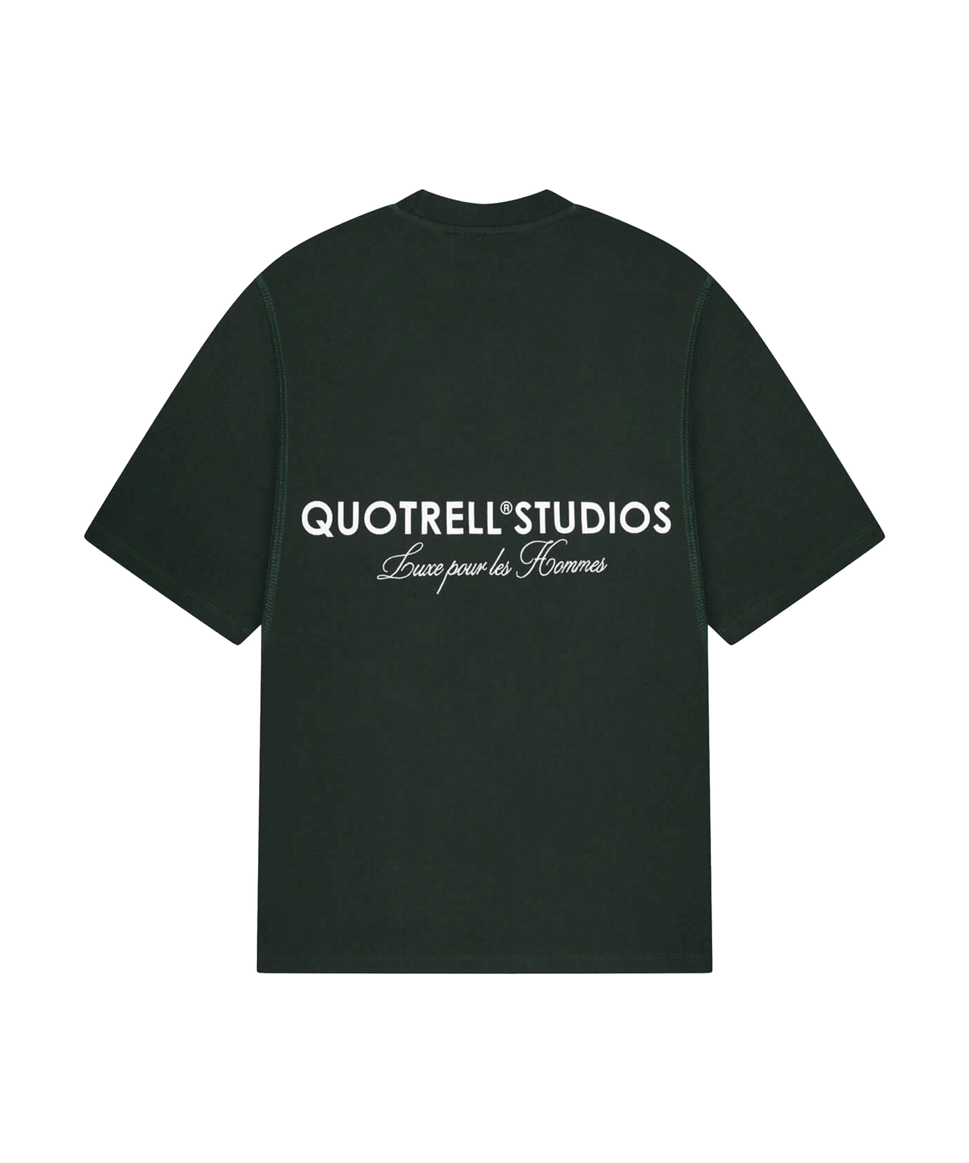Quotrell - Studios - T-shirt - Petrol/white