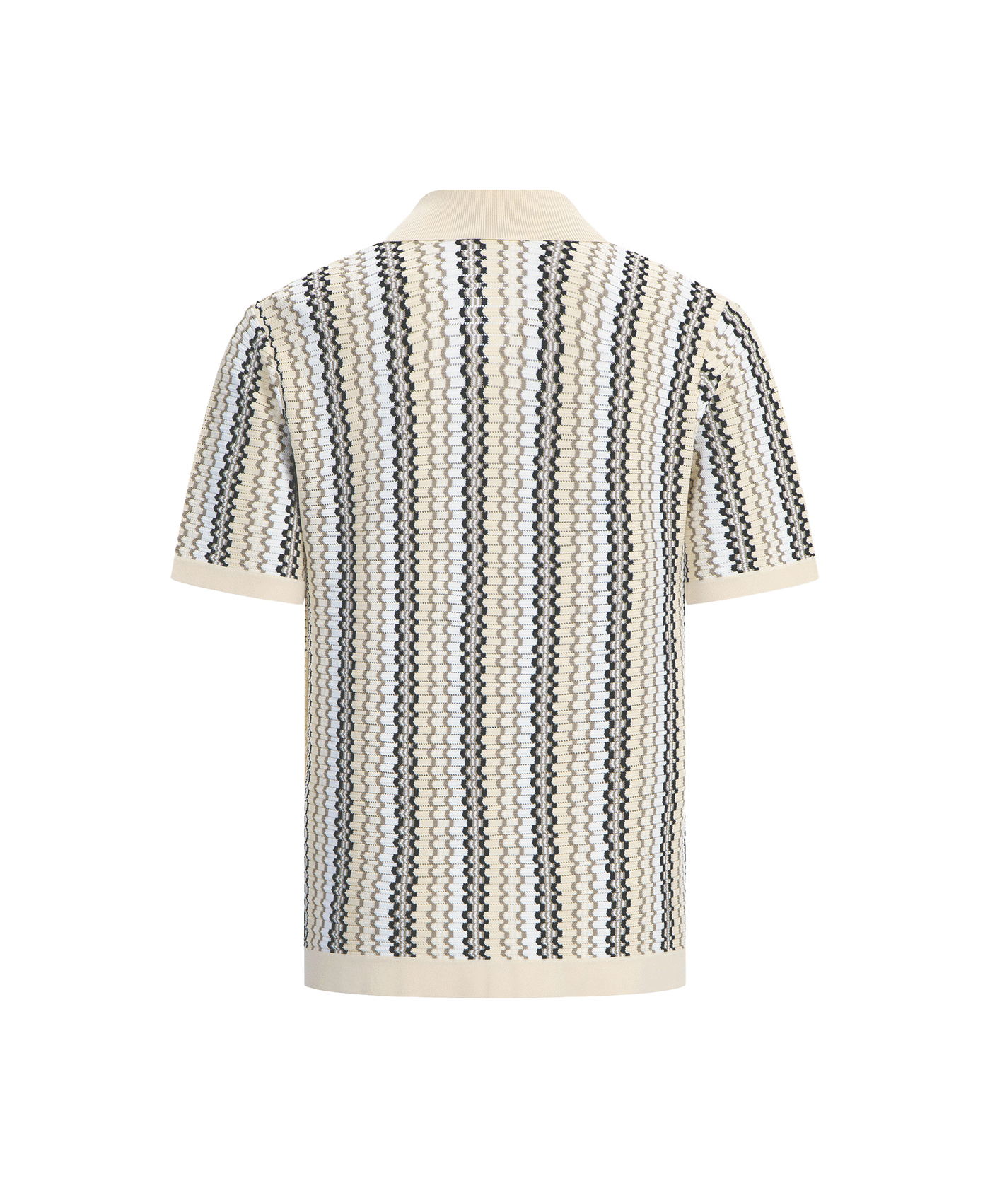 Pure Path - 25010810 - Regular Fit Shirt Ss Knitwear Sand