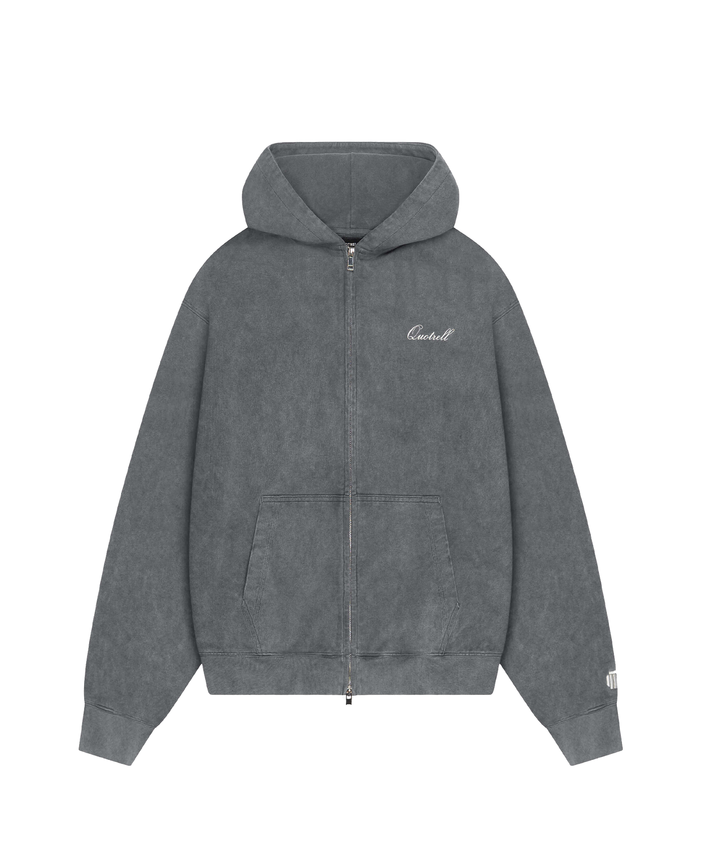 Quotrell - Norris - Zip Hoodie - Acid Grey