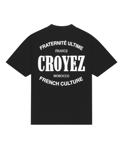CROYEZ - Stamp - T-shirt - Black