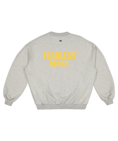 FEARLESS BLOOD - Fb - Crew - 04 - Grey Melee