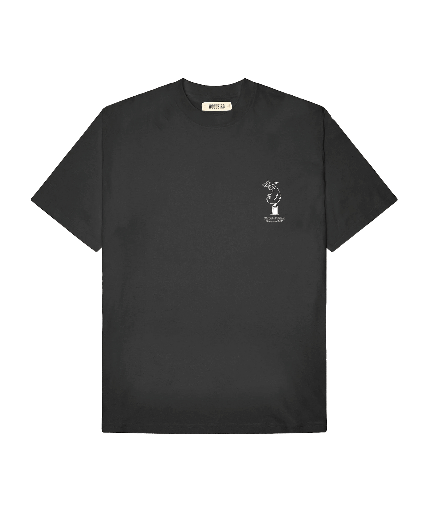 Woodbird - Wbbaine Relax - T-shirt - Black