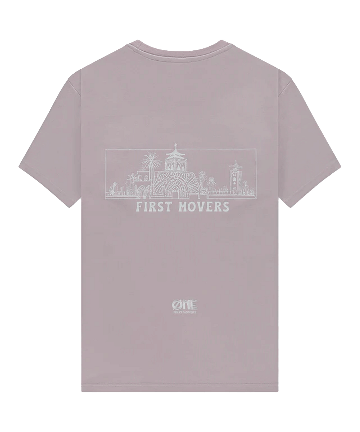 One First Movers - Skyline - T-shirt - Pink