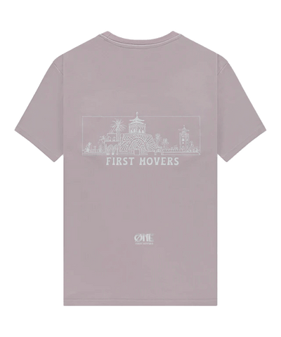 One First Movers - Skyline - T-shirt - Pink