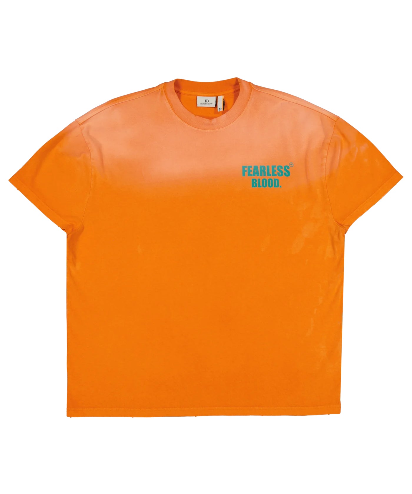 FEARLESS BLOOD - Leader Club - T-shirt - Washed - Fearless Orange