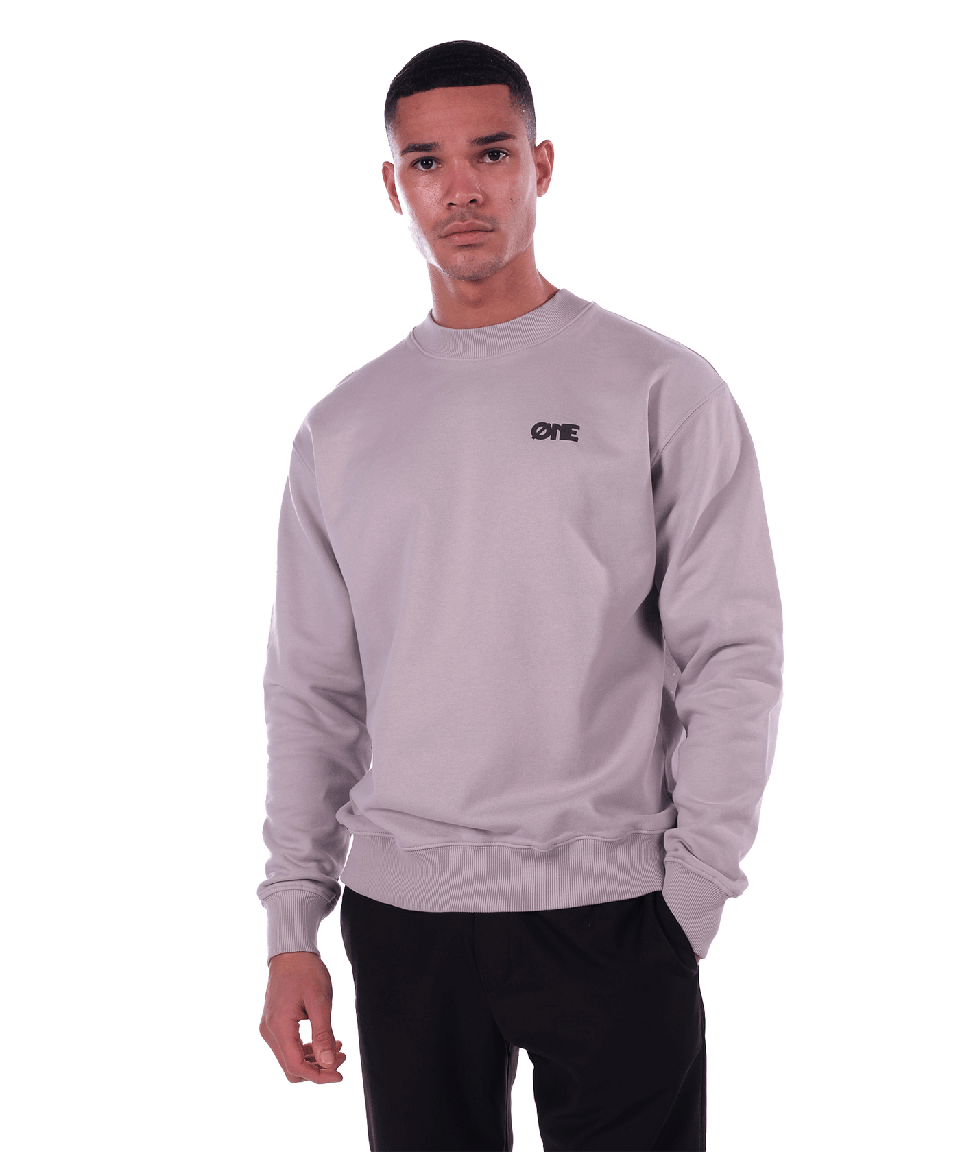One First Movers - Puff Logo - Crewneck - Grey