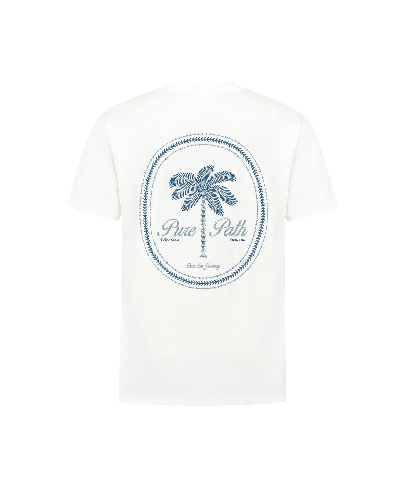 Pure Path - 25010116 - Loose Fit Ss T-shirt - Off White
