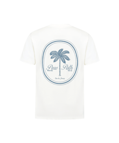 Pure Path - 25010116 - Loose Fit Ss T-shirt - Off White