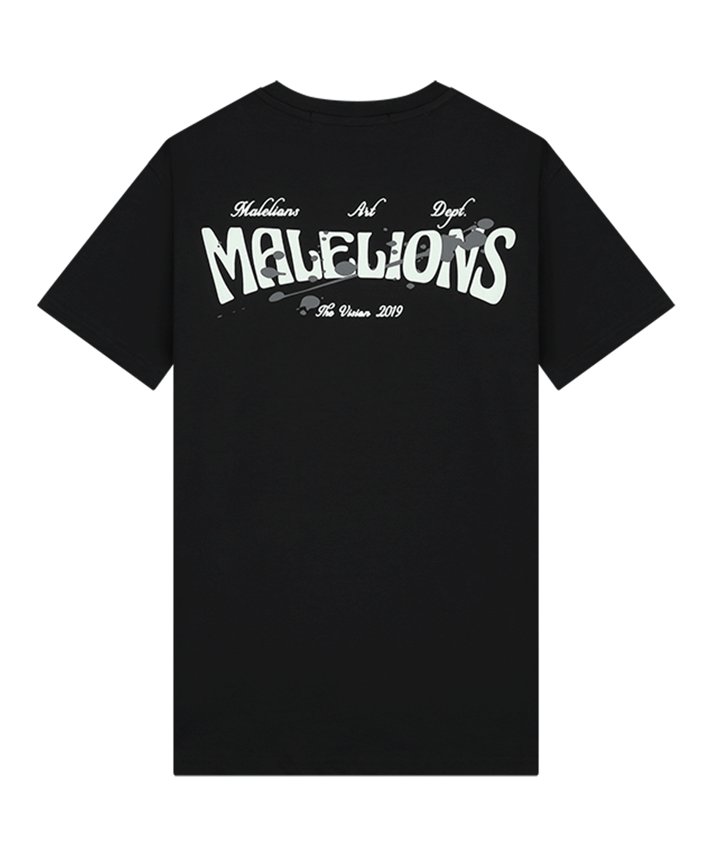 Malelions - Boxer 2.0 - T-shirt - Black/lt Green