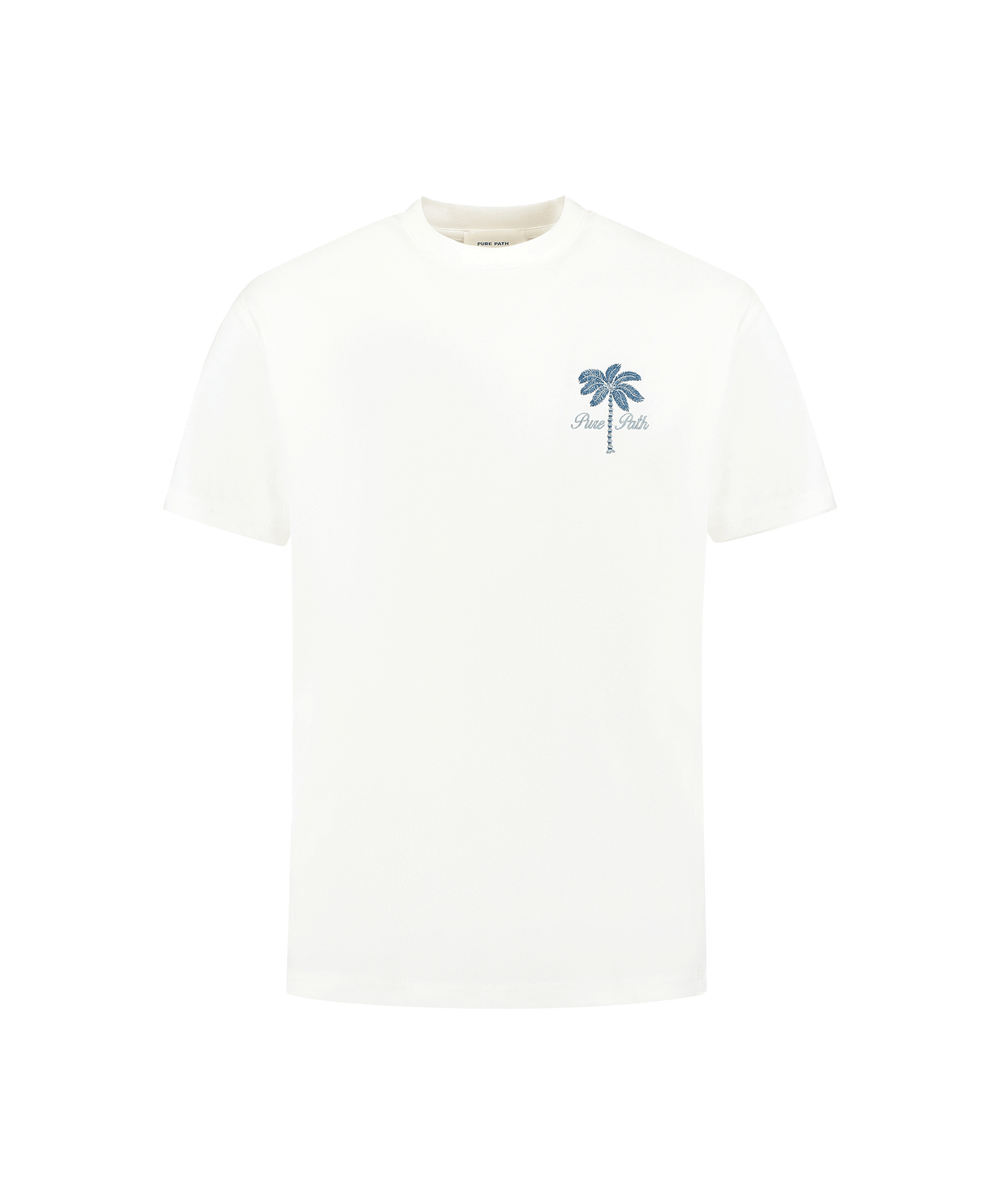 Pure Path - 25010116 - Loose Fit Ss T-shirt - Off White