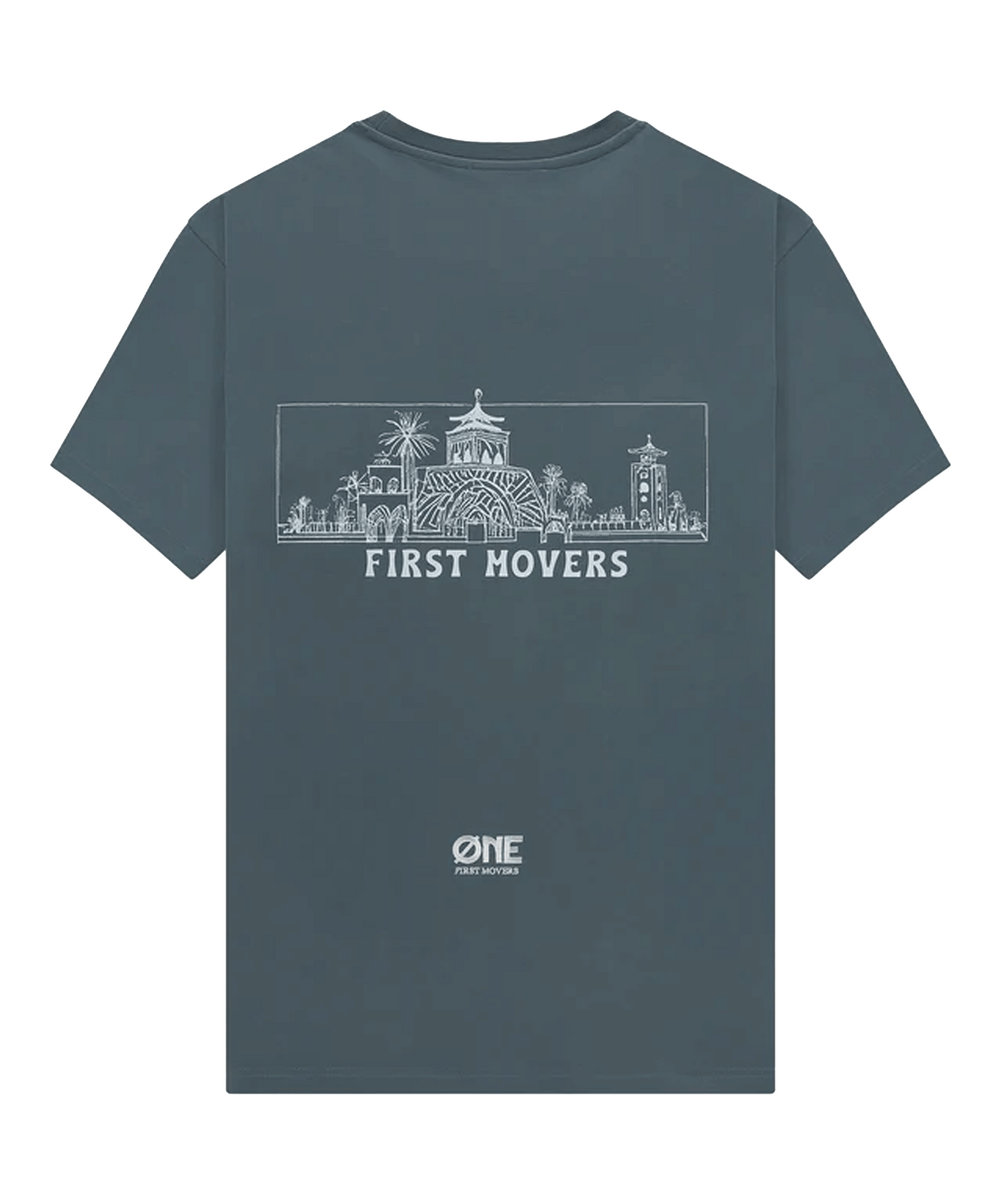 One First Movers - Skyline - T-shirt - Dark Green