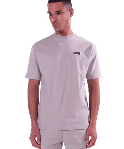 One First Movers - Puff Logo Back - T-shirt - Grey