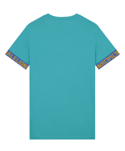 Malelions - Venetian - T-shirt - Aqua Blue/gold