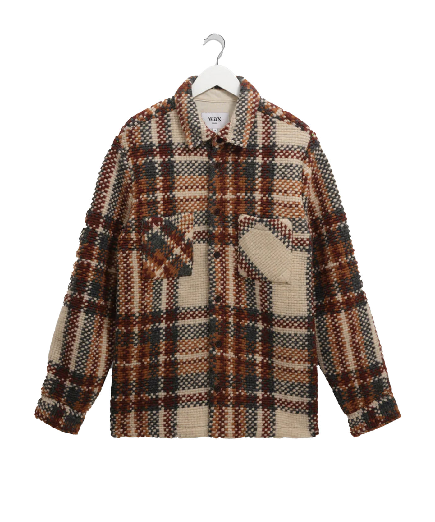 Wax London - Whiting - Overshirt - Ecru/multi