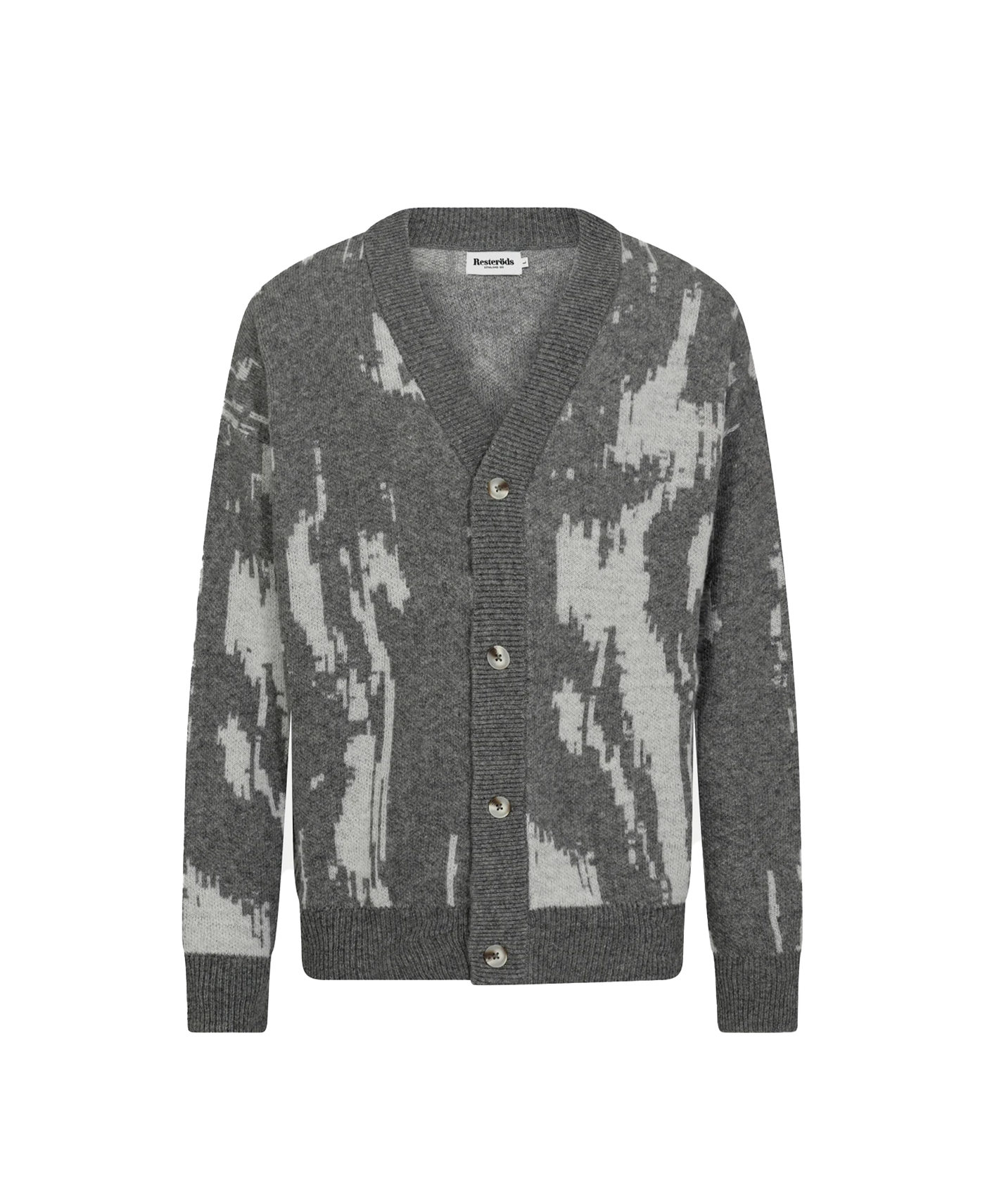 Resteröds - 30252-2402 - Jack Cardigan - 401 Lt Grey Melange