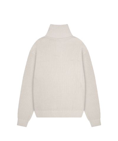 Quotrell - Jace Studio - Half Zip - Lt Grey Melee/blue