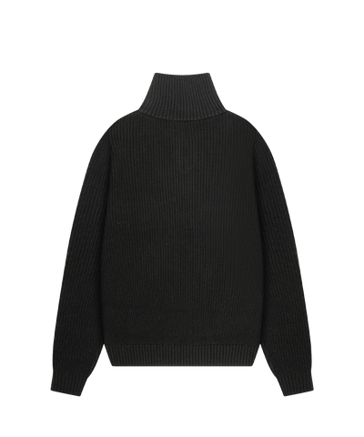 Quotrell - Jace Studio - Half Zip - Black/white