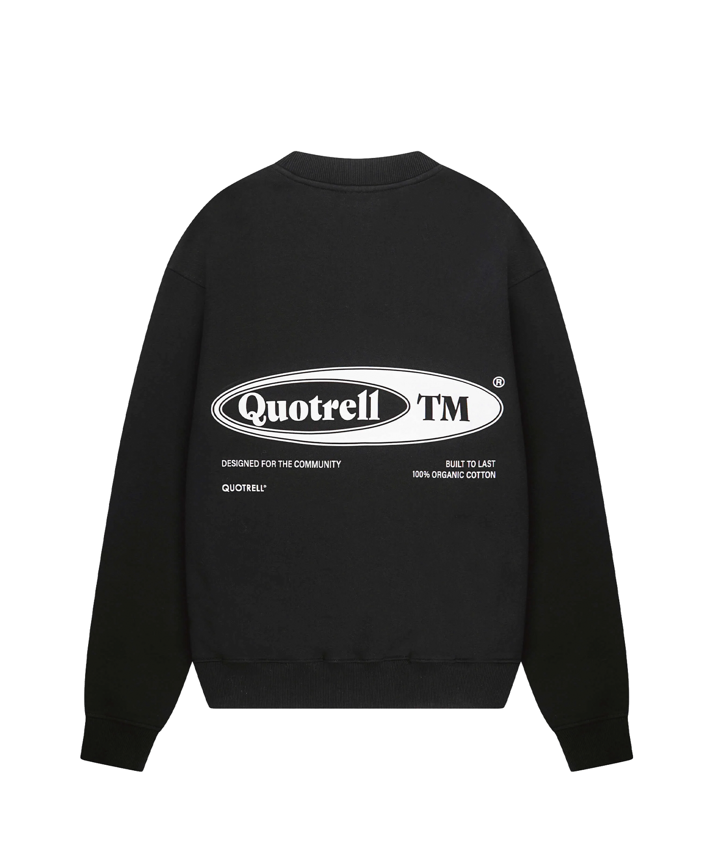 Quotrell - Emblem - Crewneck - Black/white