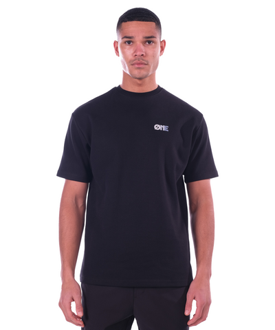 One First Movers - Puff Logo Front - T-shirt - Black