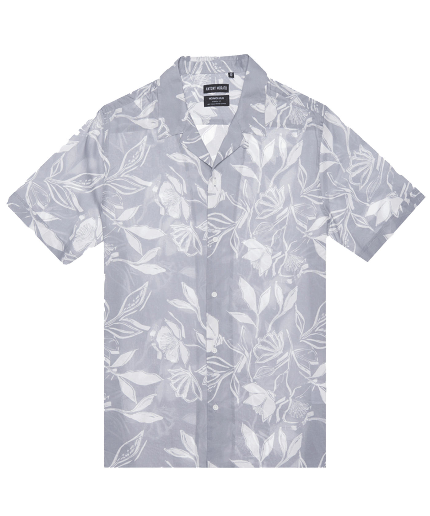 Antony Morato - Mmss00171-fa430580 - Honolulu Shirt - 9075 Grey