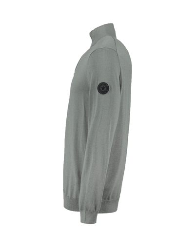 Airforce - Vem0764 - Knitwear Quarter Zip - 930 Castor Gray