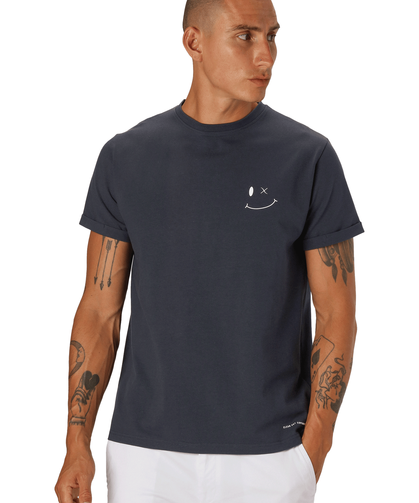 CLEANCUT - Cc2192 - Patrick Organic T-shirt - Navy