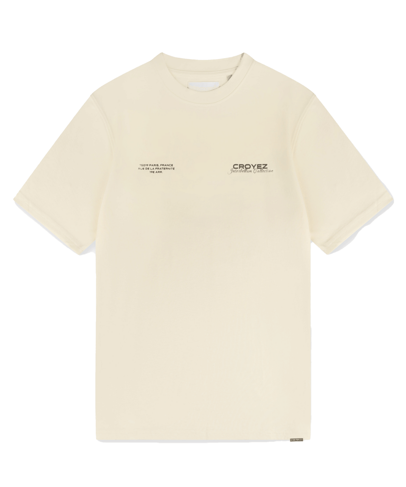 CROYEZ - Collection T-shirt - Vintage White/brown