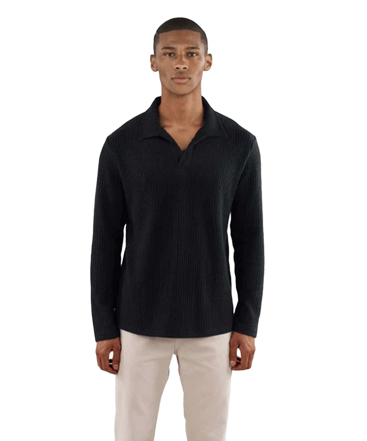 Ciszere - 20036 - Nelson Knitted Shirt - 069 Black