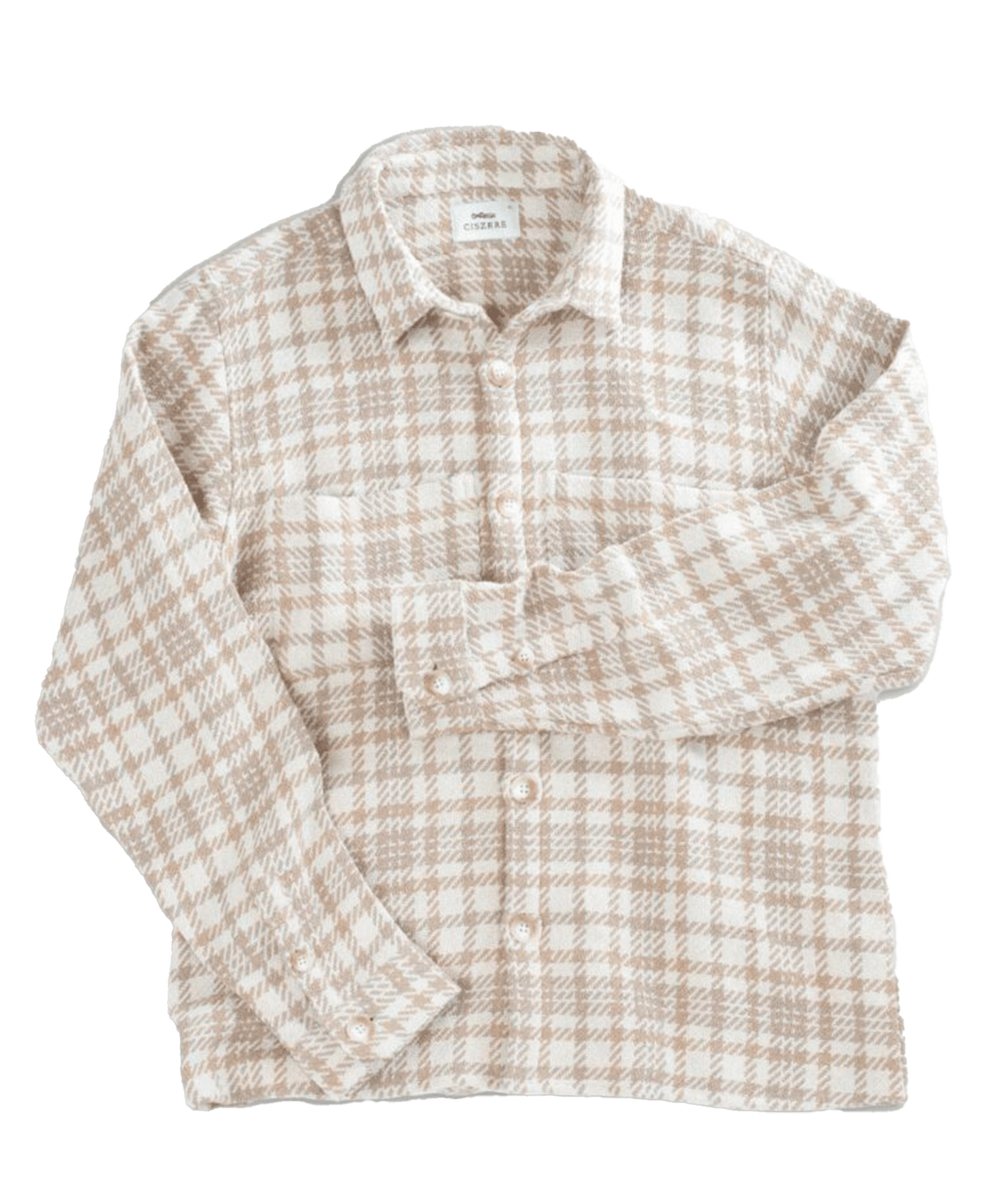 Ciszere - 30019 - Micah Checked Overshirt - 052 Beige