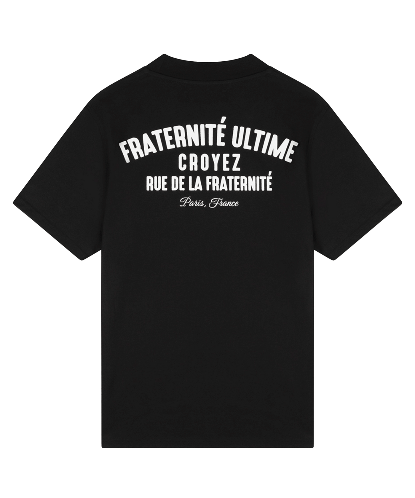 CROYEZ - Fraternite Ultime - T-shirt - Black