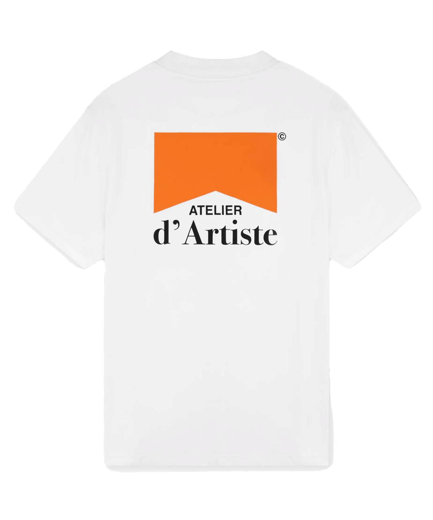 CROYEZ - Fumes - T-shirt - White/orange