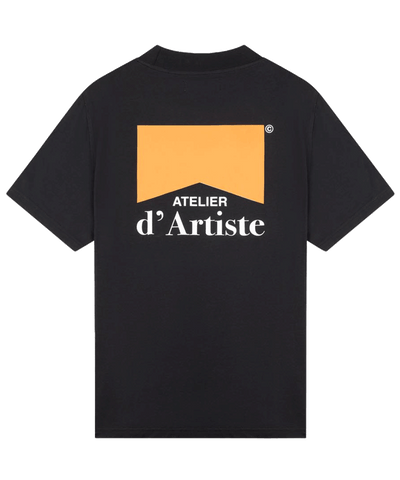 CROYEZ - Fumes - T-shirt - Black/orange