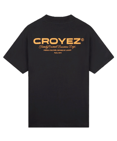 CROYEZ - Fob - T-shirt - Black/orange
