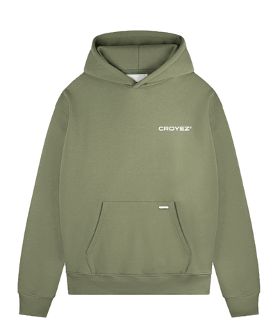 CROYEZ - Family Owned Business - Hoodie - Washed Olive
