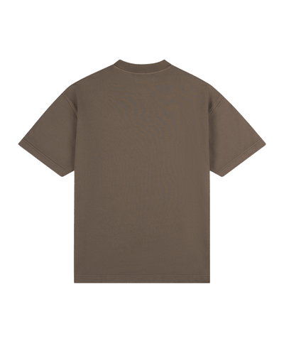 CROYEZ - Garment Dye Fraternite - T-shirt - Stone