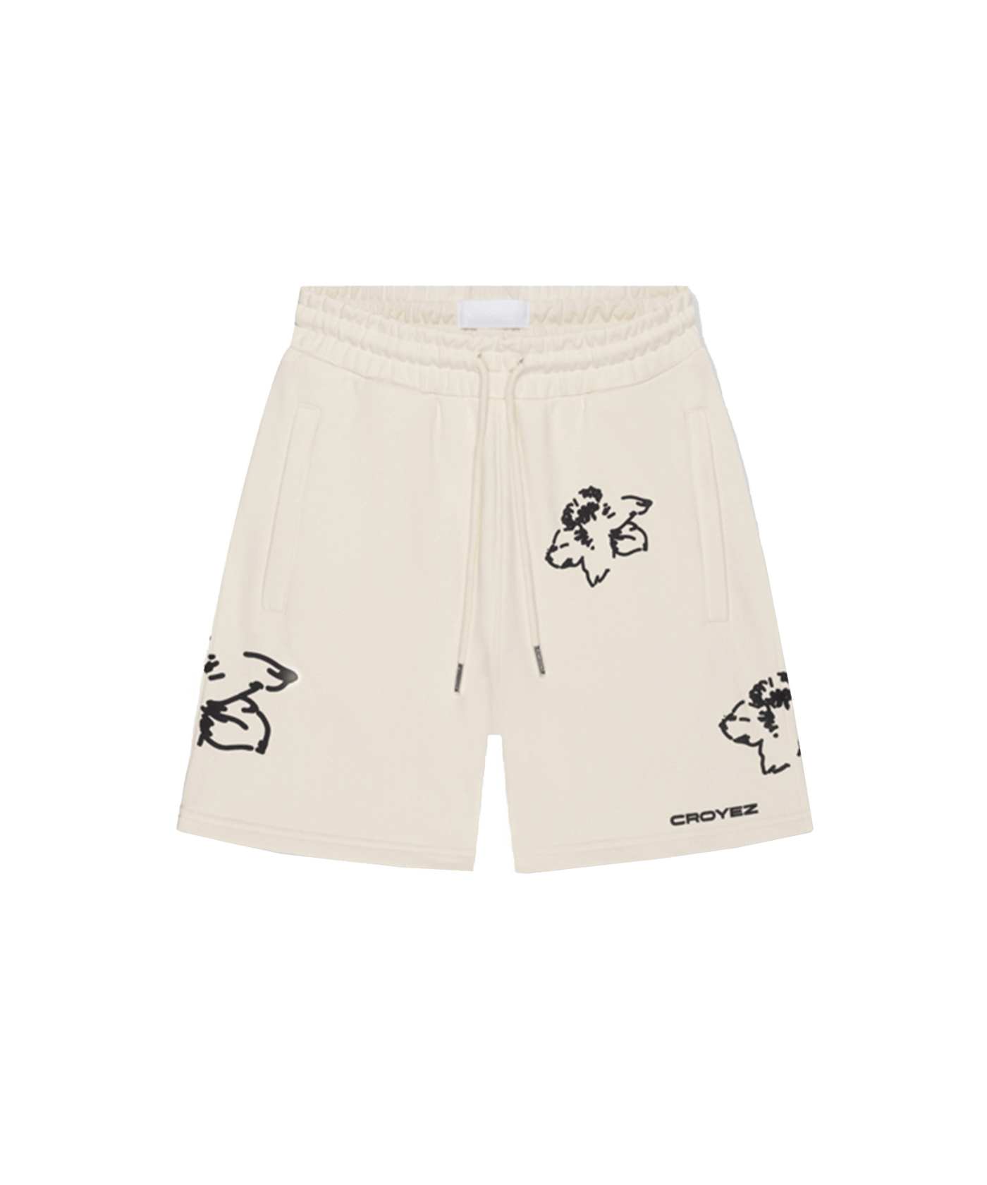 CROYEZ - Initial Flower - Short - Offwhite