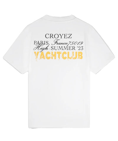 CROYEZ - Font - T-shirt - White/yellow