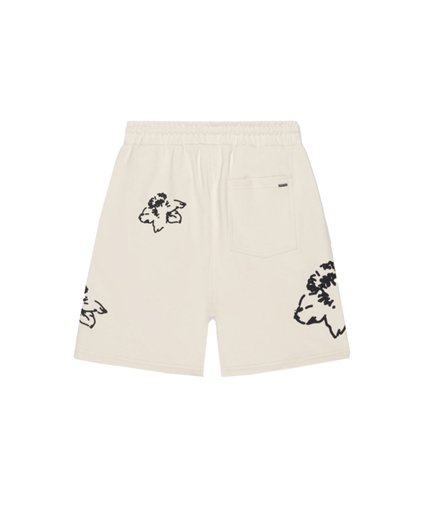 CROYEZ - Initial Flower - Short - Offwhite