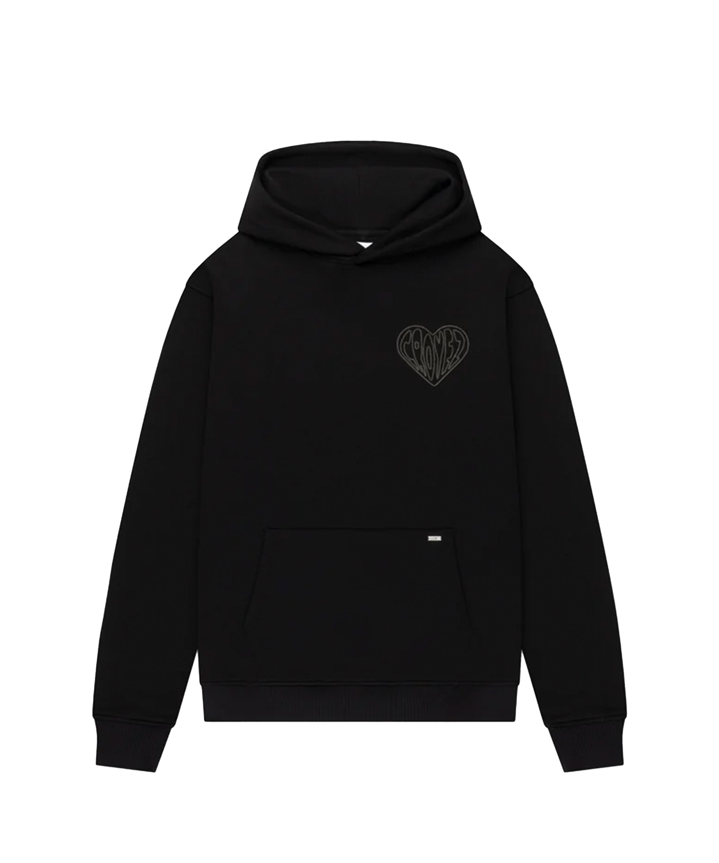 CROYEZ - Stitched Heart - Hoodie - Black