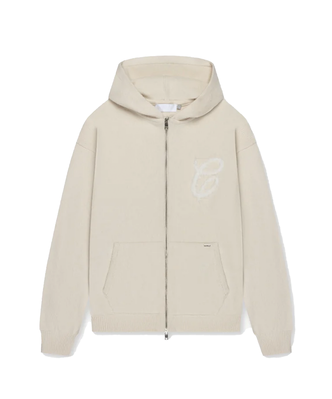 CROYEZ - Fluffy Essence Knit - Zip Hoodie - Cream
