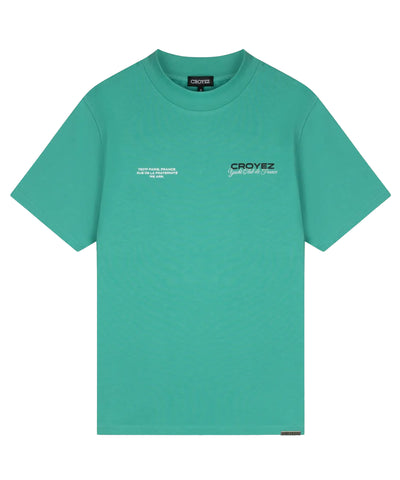CROYEZ - Yacht - T-shirt - Teal/black